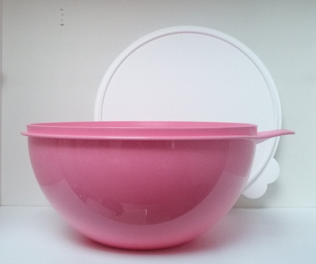 Tupperware « Super Mixing Bowl » 7,8 litre - rose clair, Neuf, Récipient ou Bol, Compatible lave-vaisselle, Violet