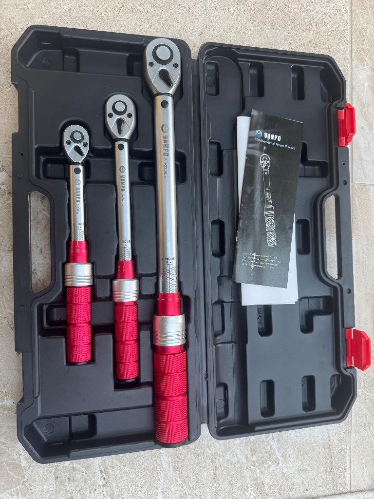 3 Pièces Clé Dynamométrique Set Vanpo, Enlèvement, Neuf