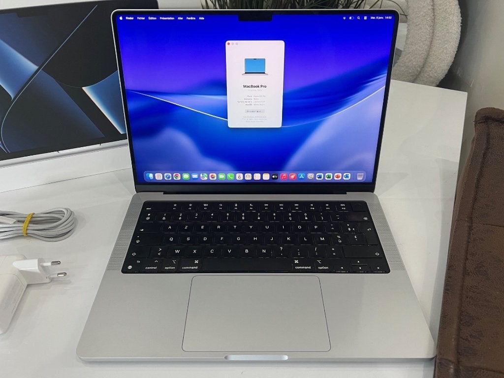 Macbook Pro 14 - Apple M1 Pro Chip / 500 Go SSD, Informatique & Logiciels, MacBook Pro, Comme neuf, Enlèvement, Azerty