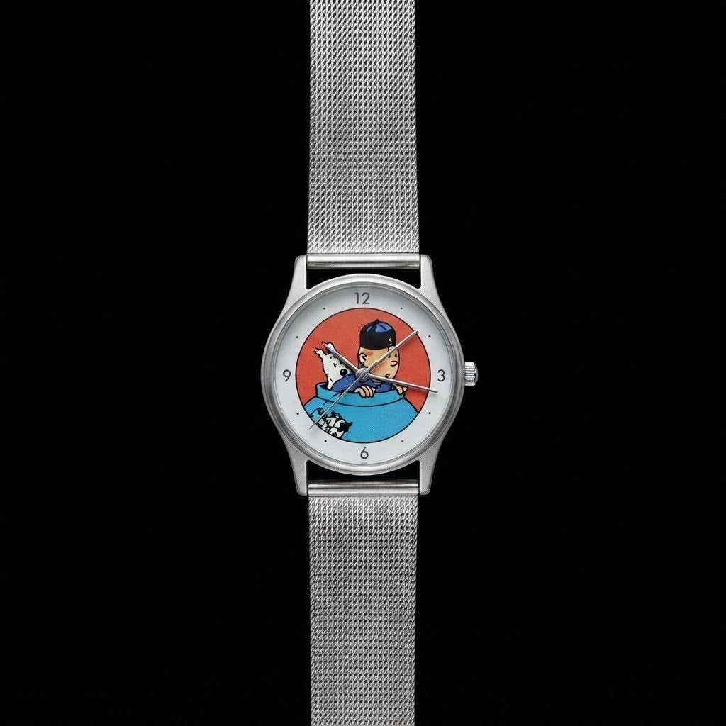 Montre Vintage Tintin "Le Lotus Bleu" - Citime (1994), Enlèvement, Argent