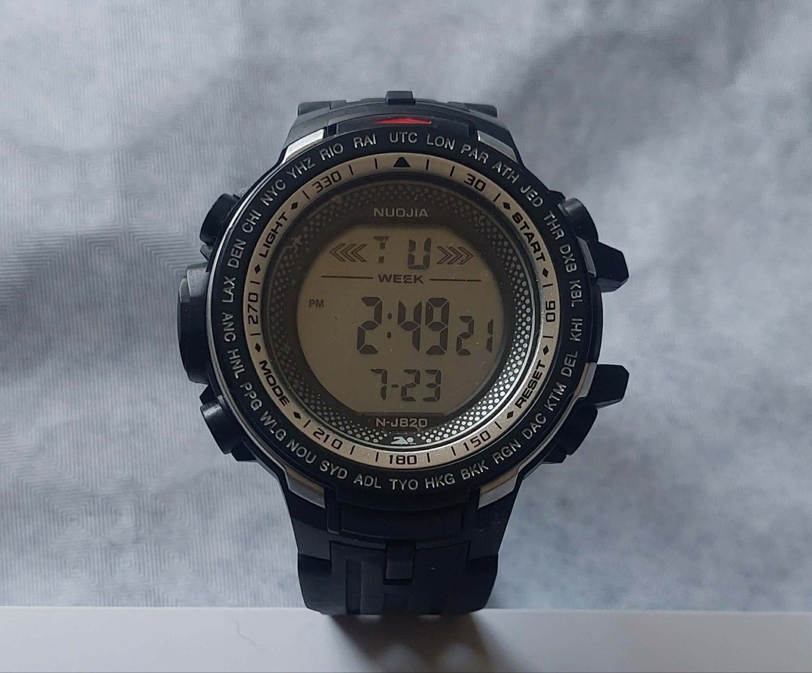 Montre digital, Enlèvement