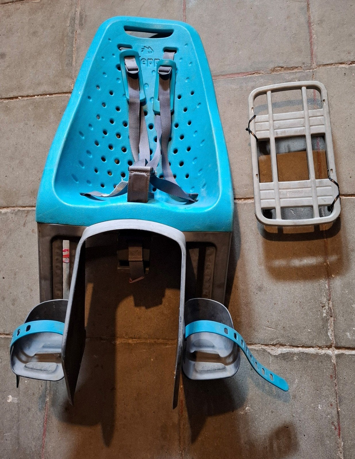 Thule Yepp fietsstoel met montagebeugel te koop, Yepp (Thule), Repose-pieds, Enlèvement, Utilisé