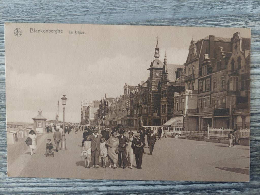 Carte postale Blankenberghe - La Digue, Enlèvement
