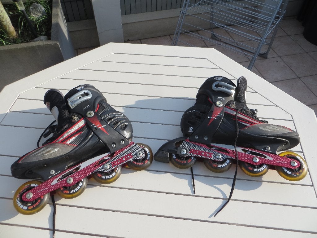 SKEELERS ROCES maat 44, Sport en Fitness, Skeelers, Ophalen, Zo goed als nieuw, Inline skates 4 wielen, Heren