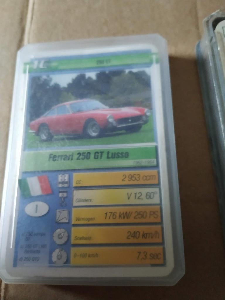 kaartspel auto's, Hobby en Vrije tijd, Ophalen of Verzenden