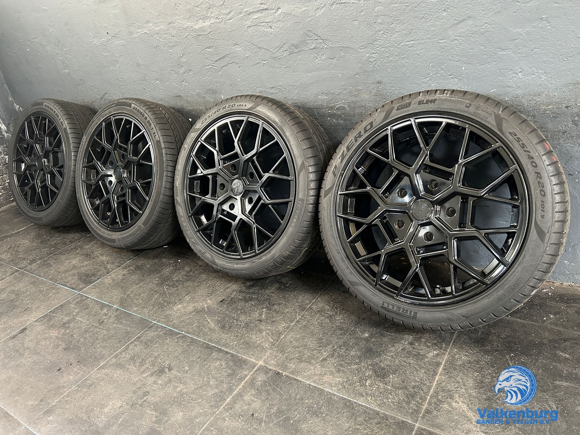 7mm! Ford Transit Custom Riviera RTX 20 inch zwarte velgen T, 255 mm, -, -, Banden en Velgen