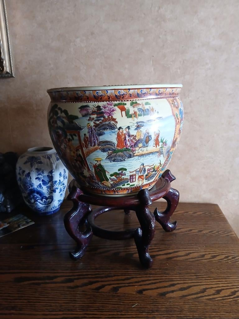 Chinese vaas, Antiek en Kunst, Antiek | Schalen, Ophalen