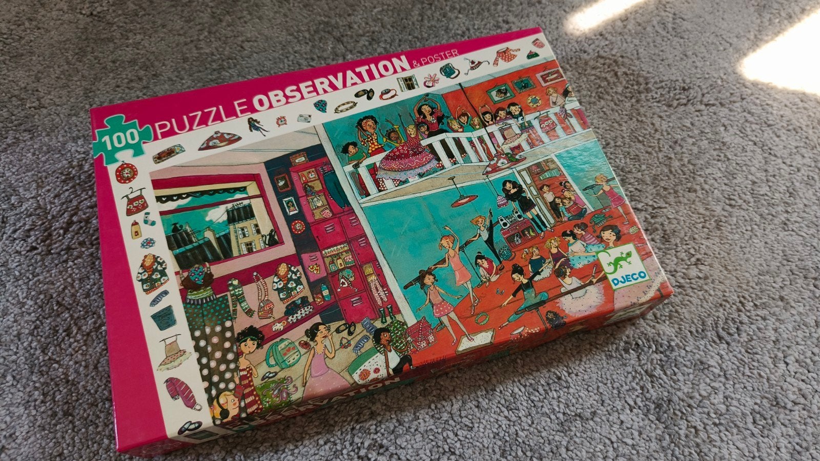 Educatieve Puzzel Djeco 100 stuks, Ophalen