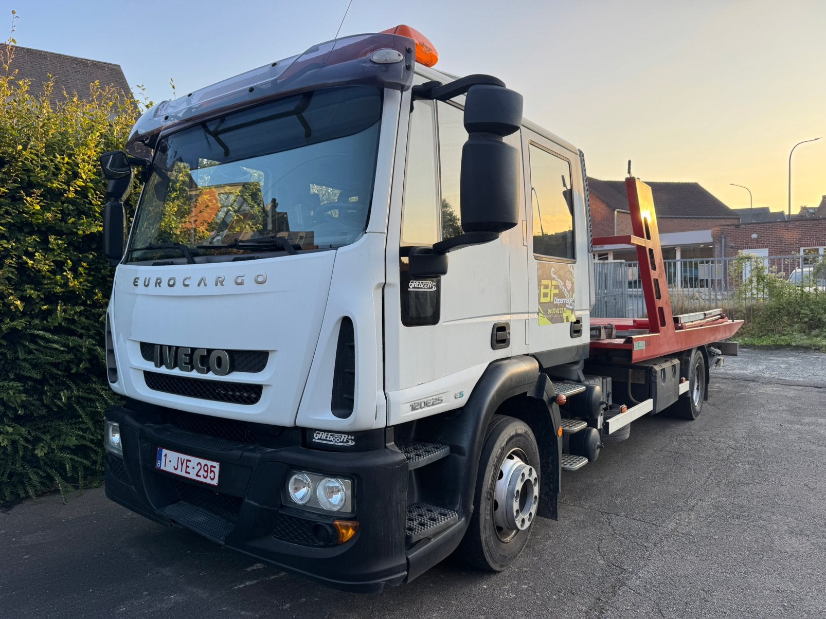 Iveco eurocargo takelwagen deur 3 euro5, Zwart, Iveco, Bedrijf, Te koop