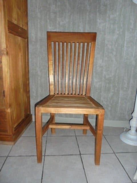 eetkamer stoelen, Ophalen, Gebruikt, Bruin, Vier