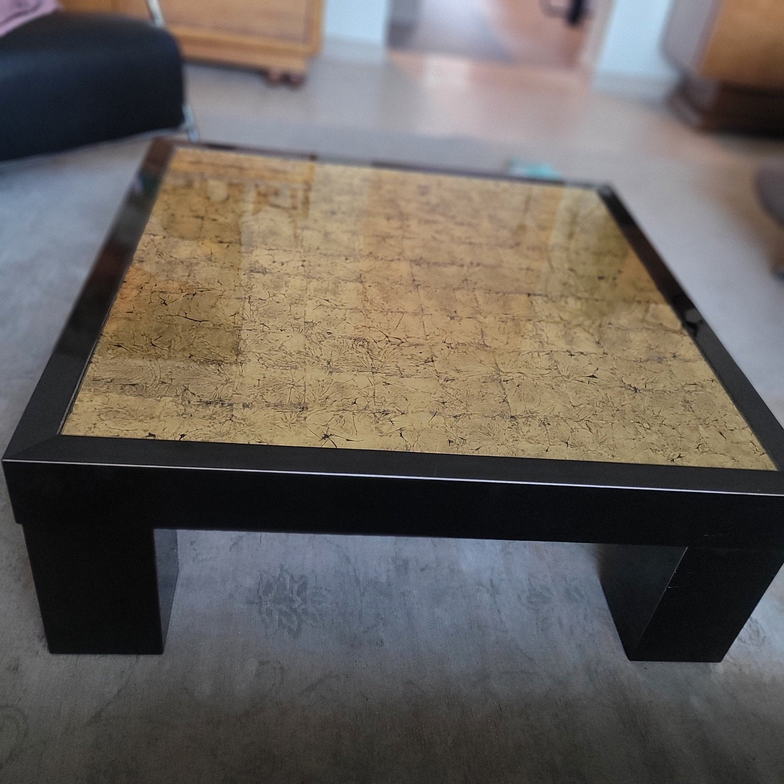 Table basse vintage exclusive — Hollywood Regency, Maison & Meubles, Tables | Tables de salon, Utilisé, Carré, Enlèvement