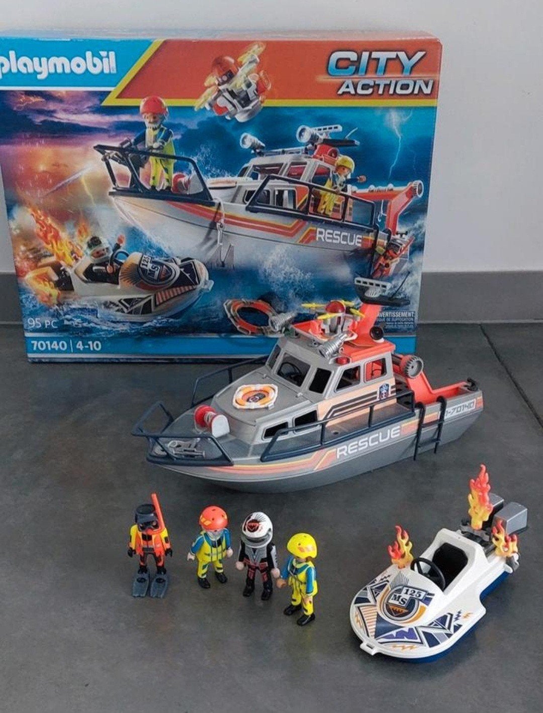 Playmobil Boot, Kinderen en Baby's, Ophalen, Zo goed als nieuw, Complete set