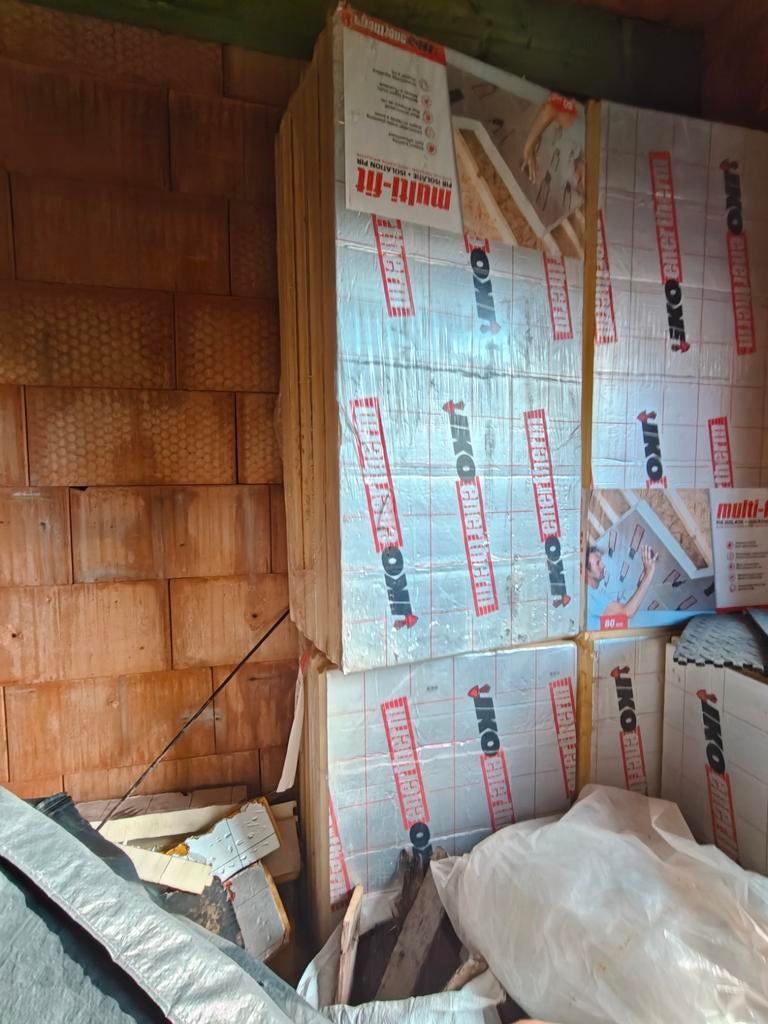 Isolatie R3,6 80mm 18m², Doe-het-zelf en Bouw, Isolatie en Afdichting, Ophalen