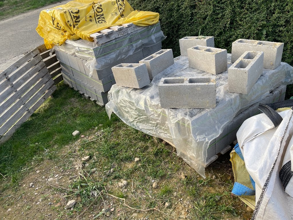Zichtbetonblokken Benor (1,5 pallet of 72 stuks), Ophalen, Nieuw, Beton
