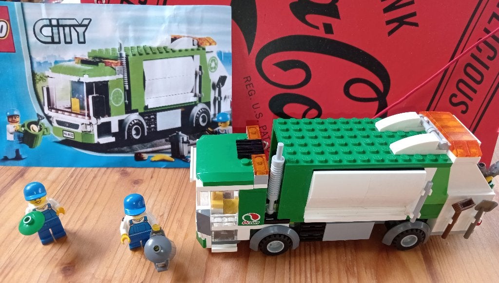 LEGO City 4432 Garbage Truck complet - Très bon état, Lego, Ensemble complet, Utilisé, Envoi