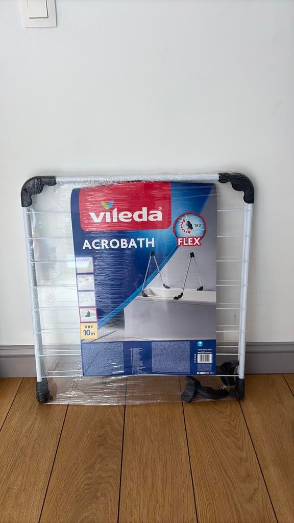 Sechoir pour baignoire VILEDA (emballé), Enlèvement, Neuf, Séchoir à linge
