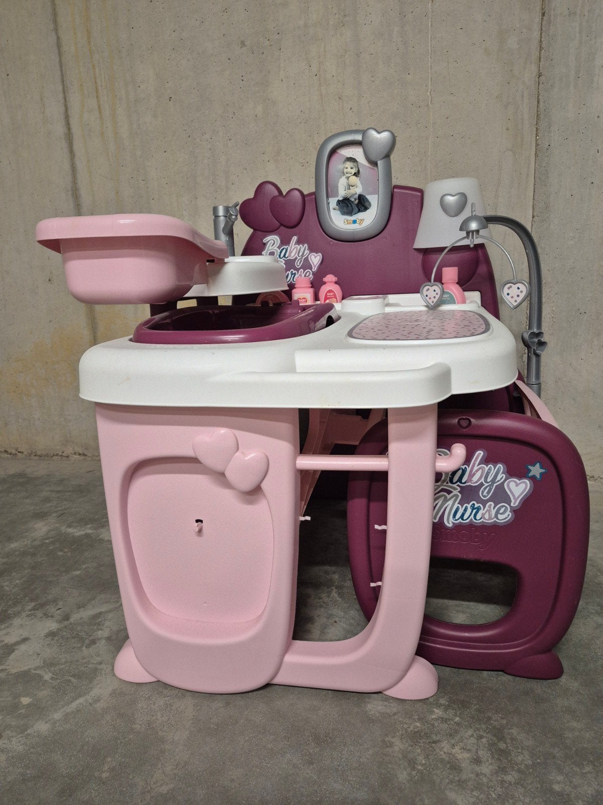 lavabo - lit et chaise de salle à manger - poupées, Enlèvement, Comme neuf, Baby Pop