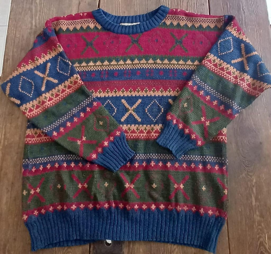Vintage retro trui maat XL, Verzenden, Maat 56/58 (XL)