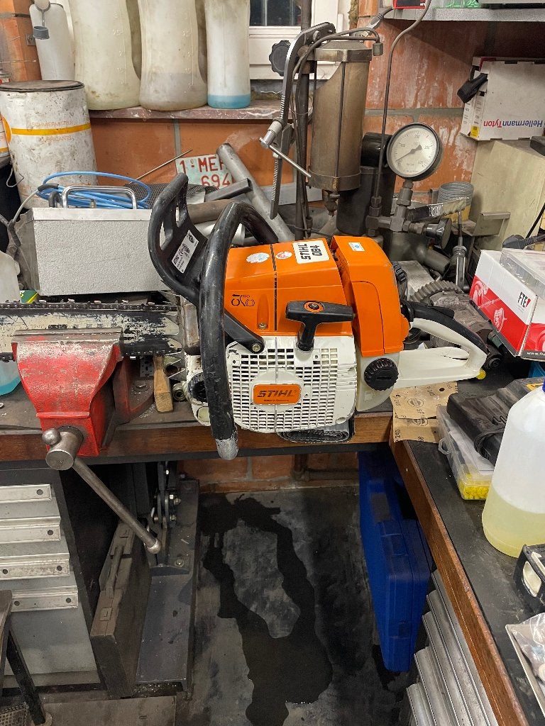 Stihl 064, Doe-het-zelf en Bouw, Gereedschap | Zaagmachines, Ophalen, Gebruikt, 70 mm of meer, Kettingzaag