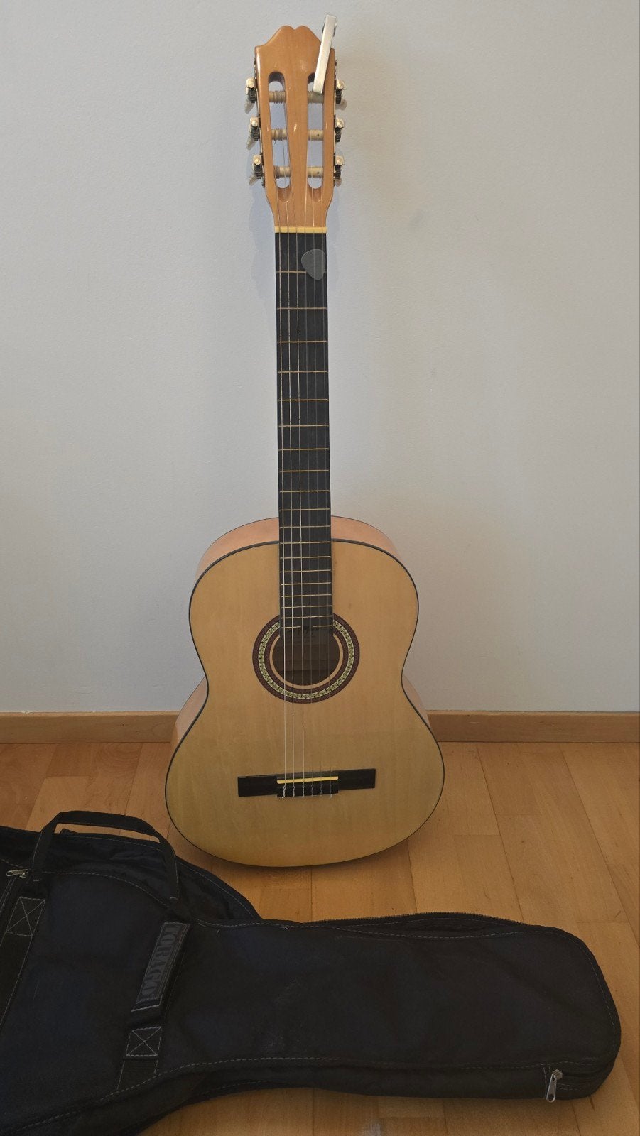 Guitare acoustique Santos y Mayor + housse, Musique & Instruments, Enlèvement, Comme neuf, Guitare classique ou espagnole