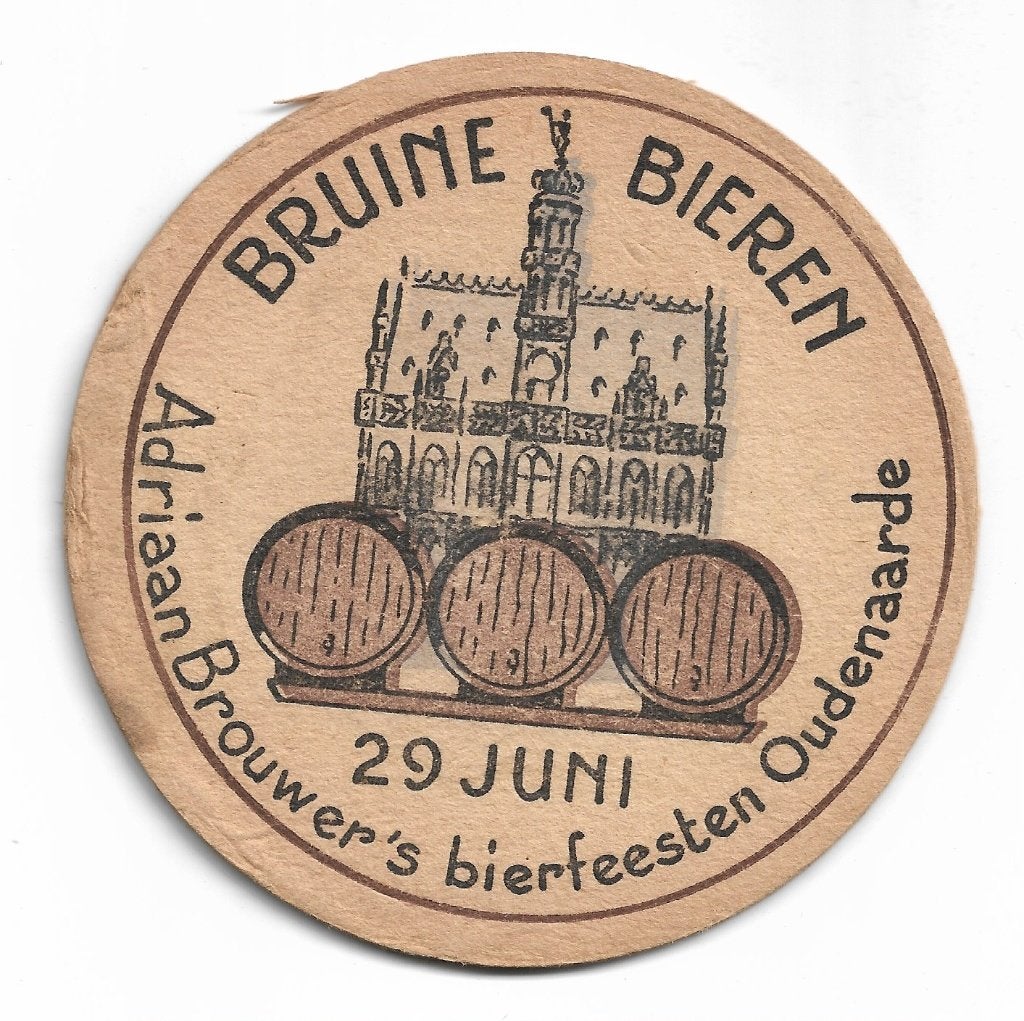 sous-bock Oudenaarde, Verzamelen, Ophalen of Verzenden, Zo goed als nieuw, Viltje(s)