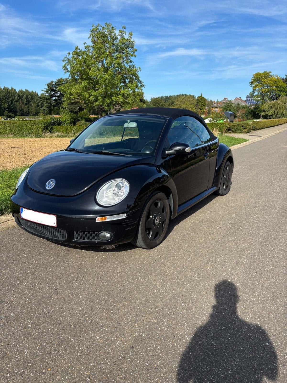 New Beetle Cabrio 1.9 TDi, Auto's, Voorwielaandrijving, Cabriolet, Zwart, Leder