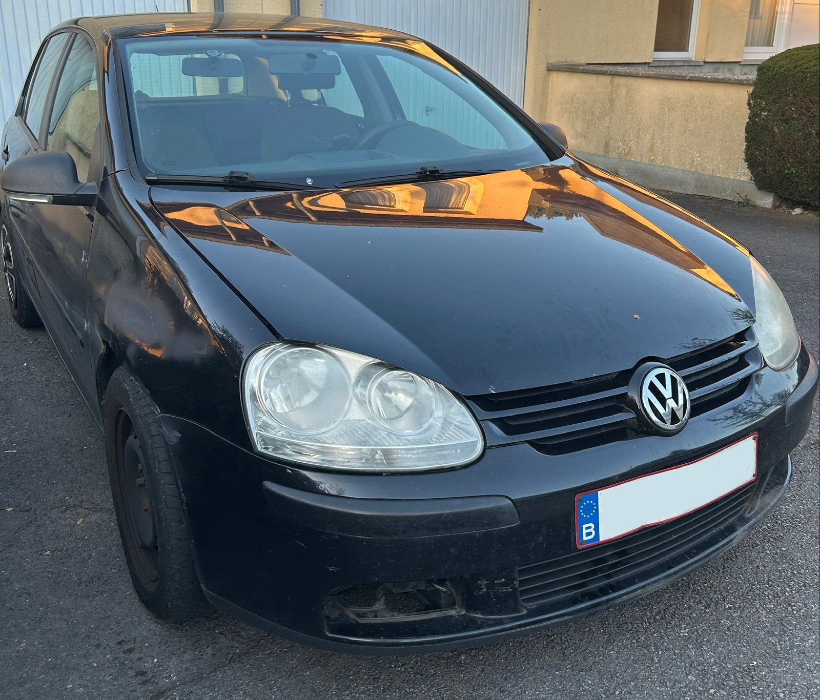 Volkswagen Golf 5 - 1.9TDI - Moteur HS Pour pièces ou export, Autos, Achat, Boîte manuelle, Noir, 5 portes