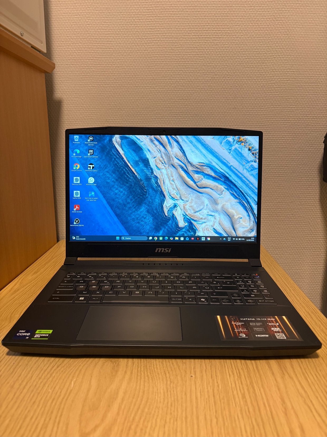Laptop MSI, Enlèvement, Comme neuf