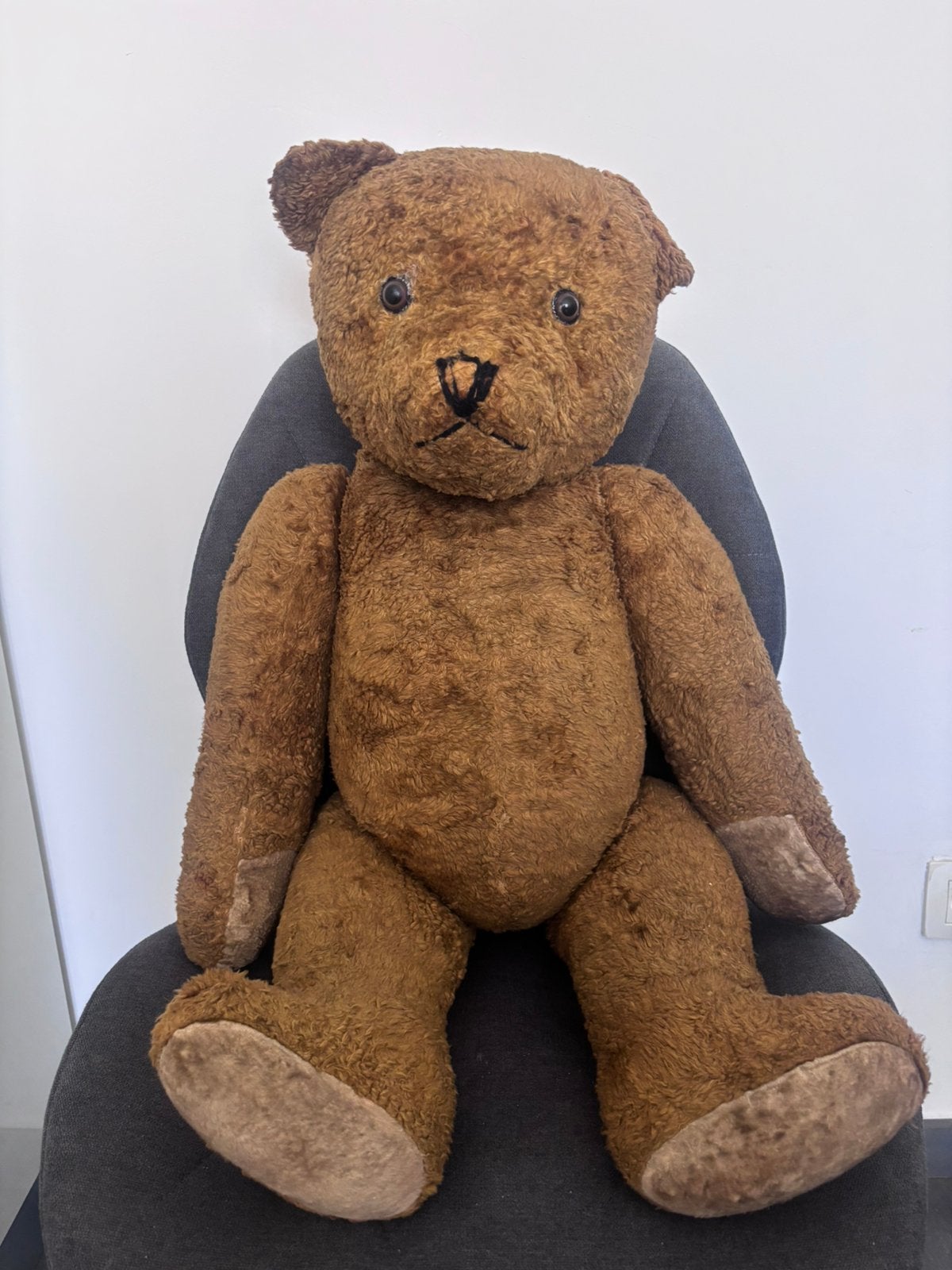 Ours en peluche ancien articulé vintage, Enlèvement, Utilisé, Ours en tissus, Steiff