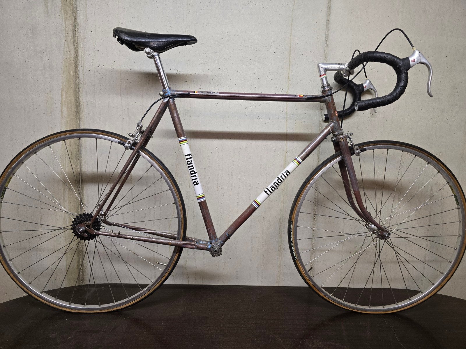 Retro fiets met de originele Flandria stickers, 59 cm of meer, Ophalen, Jaren '60 of nieuwer