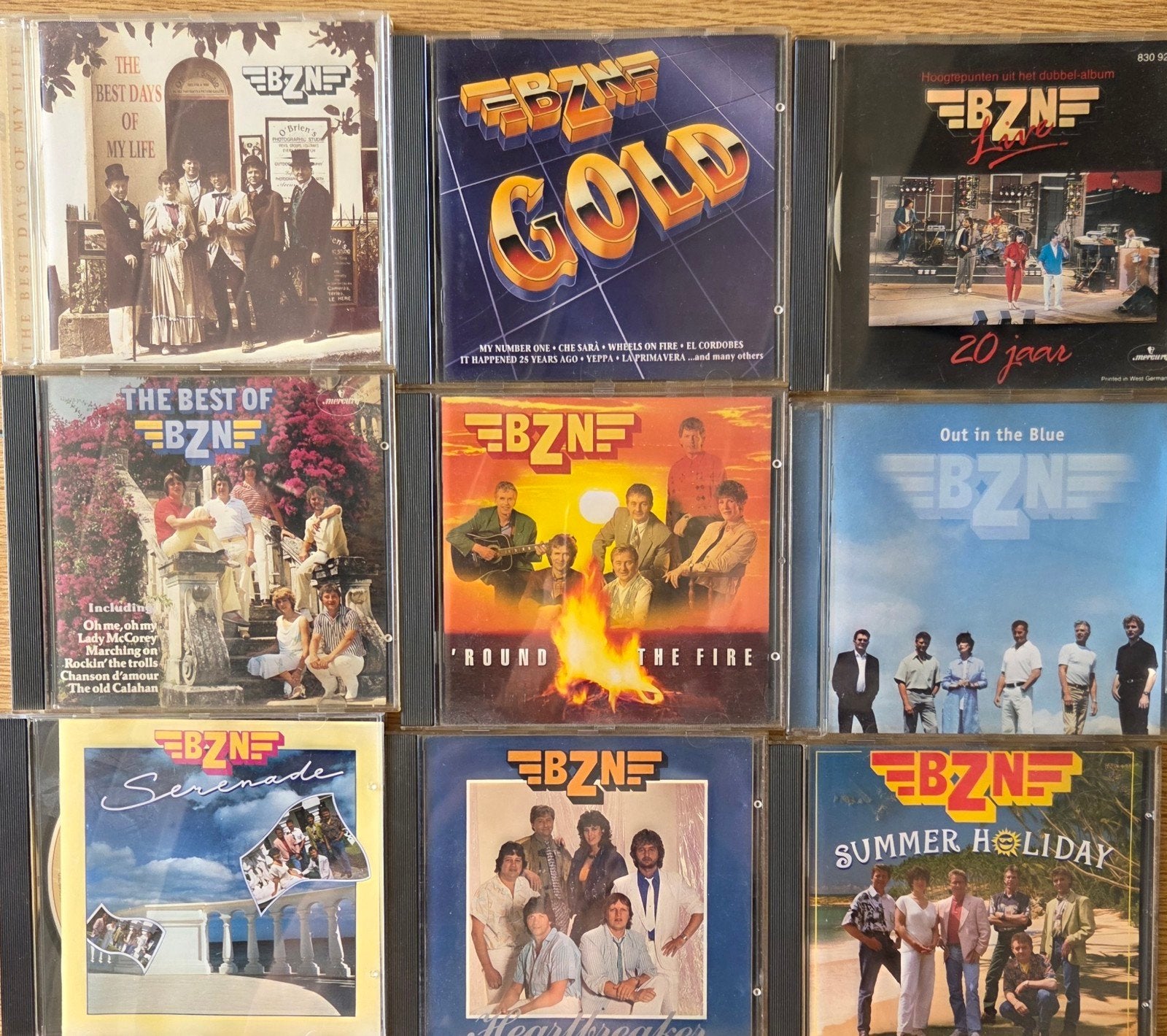 lot BZN cd's, CD & DVD, CD | Hardrock & Metal, Enlèvement ou Envoi