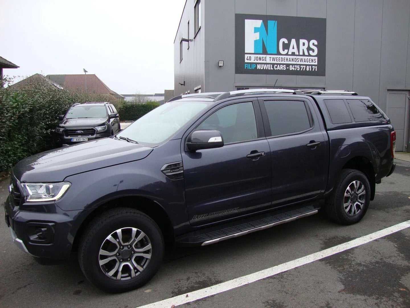 Ford Ranger 212pk, rolplateau, camera, btw in, 2023, adaptiv, Autos, Ford, Cuir, Argent ou Gris, Achat, Entreprise
