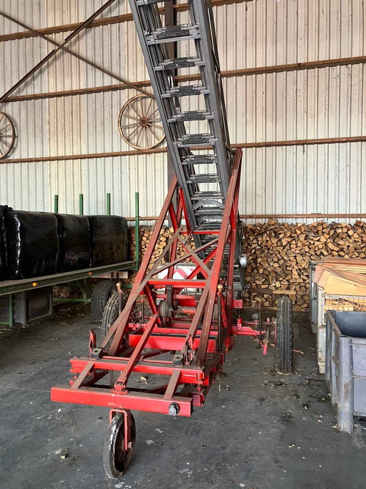 Magieus ladder, Ophalen, Ladder
