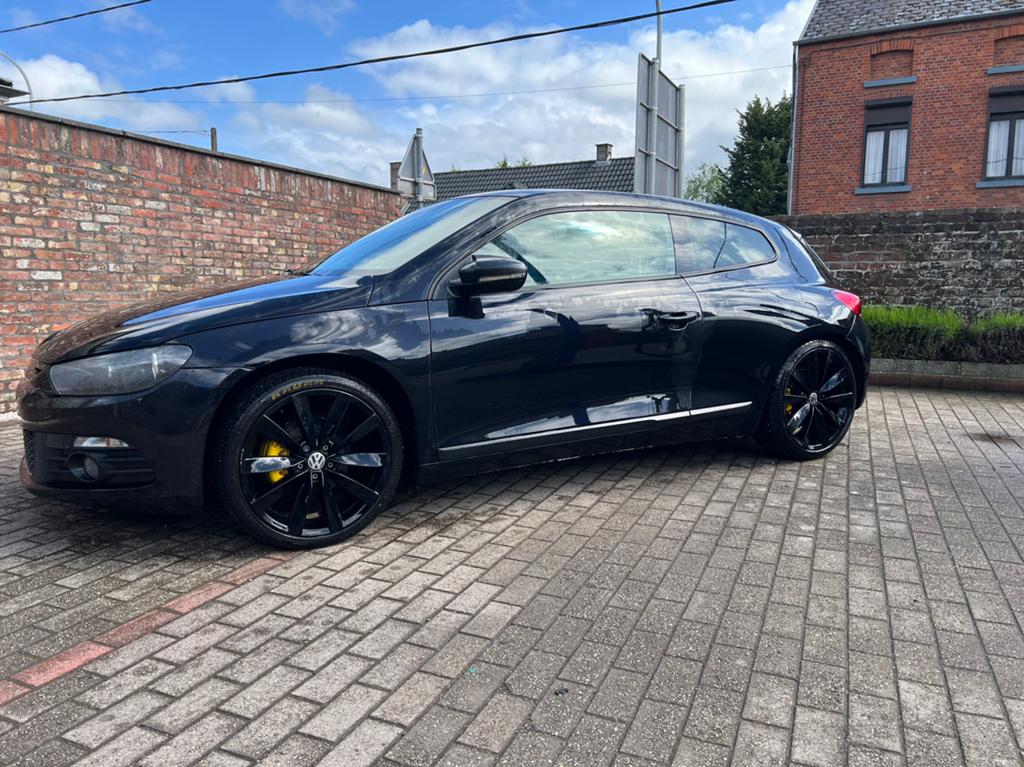 Volkswagen scirocco, Auto's, Volkswagen, 100 kW, 4 zetels, Zwart, Zwart