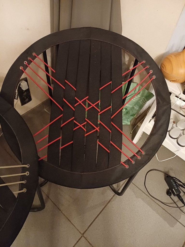 Stoel, Maison & Meubles, Chaises, Autres couleurs, Deux, Enlèvement, Utilisé