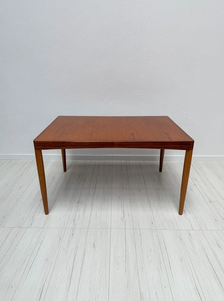 Table à manger extensible danoise vintage en teck 60s, Enlèvement