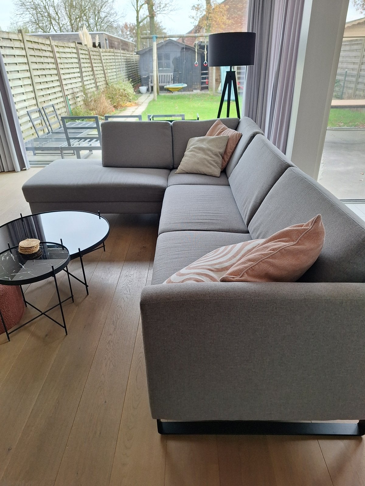 Hoeksalon, Huis en Inrichting, Ophalen, Gebruikt, Stof