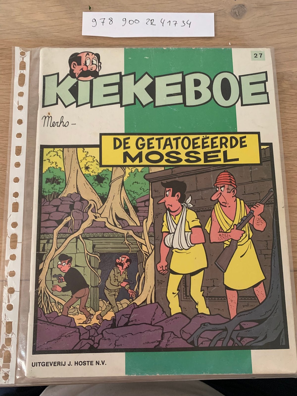 Merho - Kiekeboe - De getatoeëerde mossel (eerste druk), Enlèvement ou Envoi, Comme neuf
