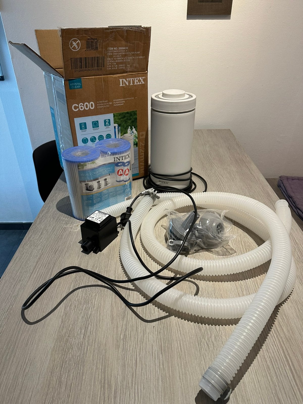 Intex filterpomp, Ophalen, Zo goed als nieuw