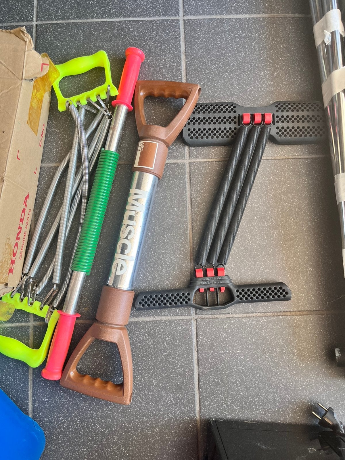 Lot fitness apparaten, Sport en Fitness, Ophalen, Zo goed als nieuw