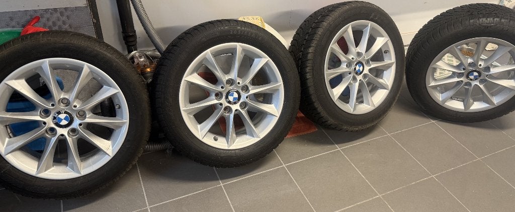 4 roues hiver BMW  205/55 R16, Neuf, Pneus et Jantes, Pneus hiver, 16 pouces