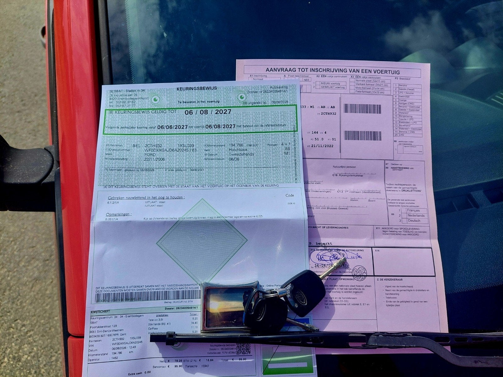 klaar gekeurd voor verkoop ford fiesta 1.3benzine 2006 19000, Particulier, Te koop