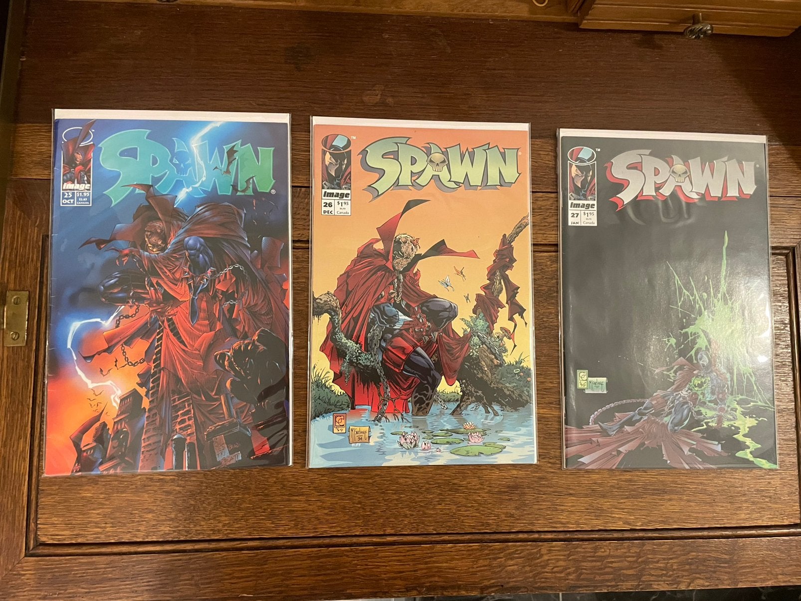 Spawn issue 25-35 engels, Livres, Enlèvement, Utilisé