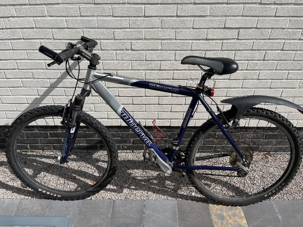 Herenfiets, Fietsen en Brommers, Gebruikt, Velgrem, Versnellingen, Ophalen