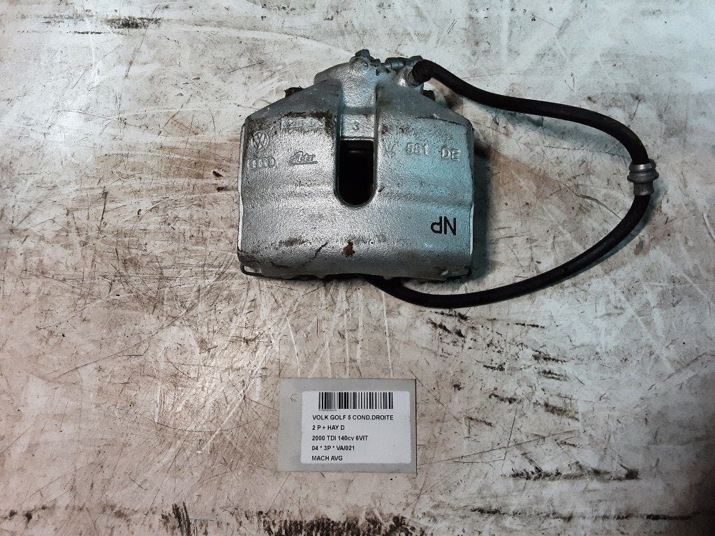 ETRIER DE FREIN AVANT GAUCHE Volkswagen Golf V (1K1), Volkswagen, Mevr. I. Hauben, Utilisé, Rue de l'Espoir 34 34
4030  GRIVEGNÉE, BE