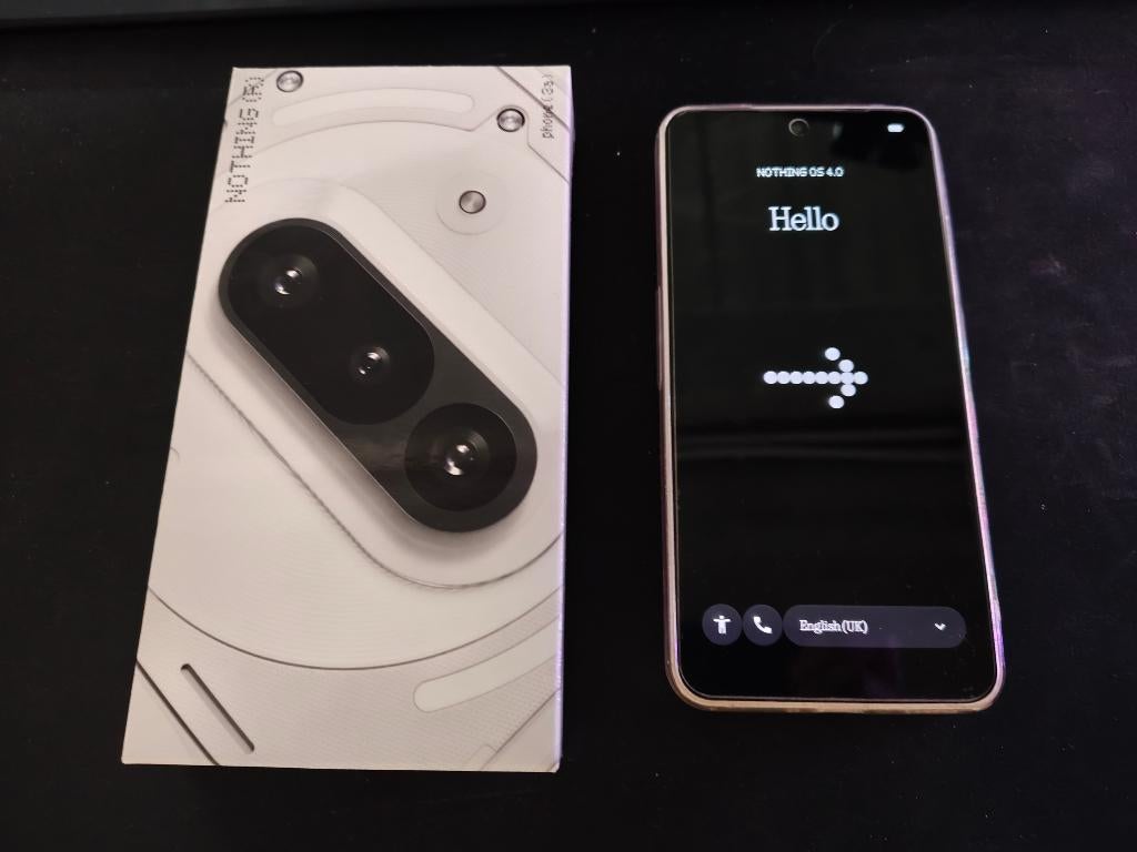 Nothing Phone (3a) 12+ 256 GB wit, Telecommunicatie, Mobiele telefoons | Overige merken, Ophalen of Verzenden, Zo goed als nieuw