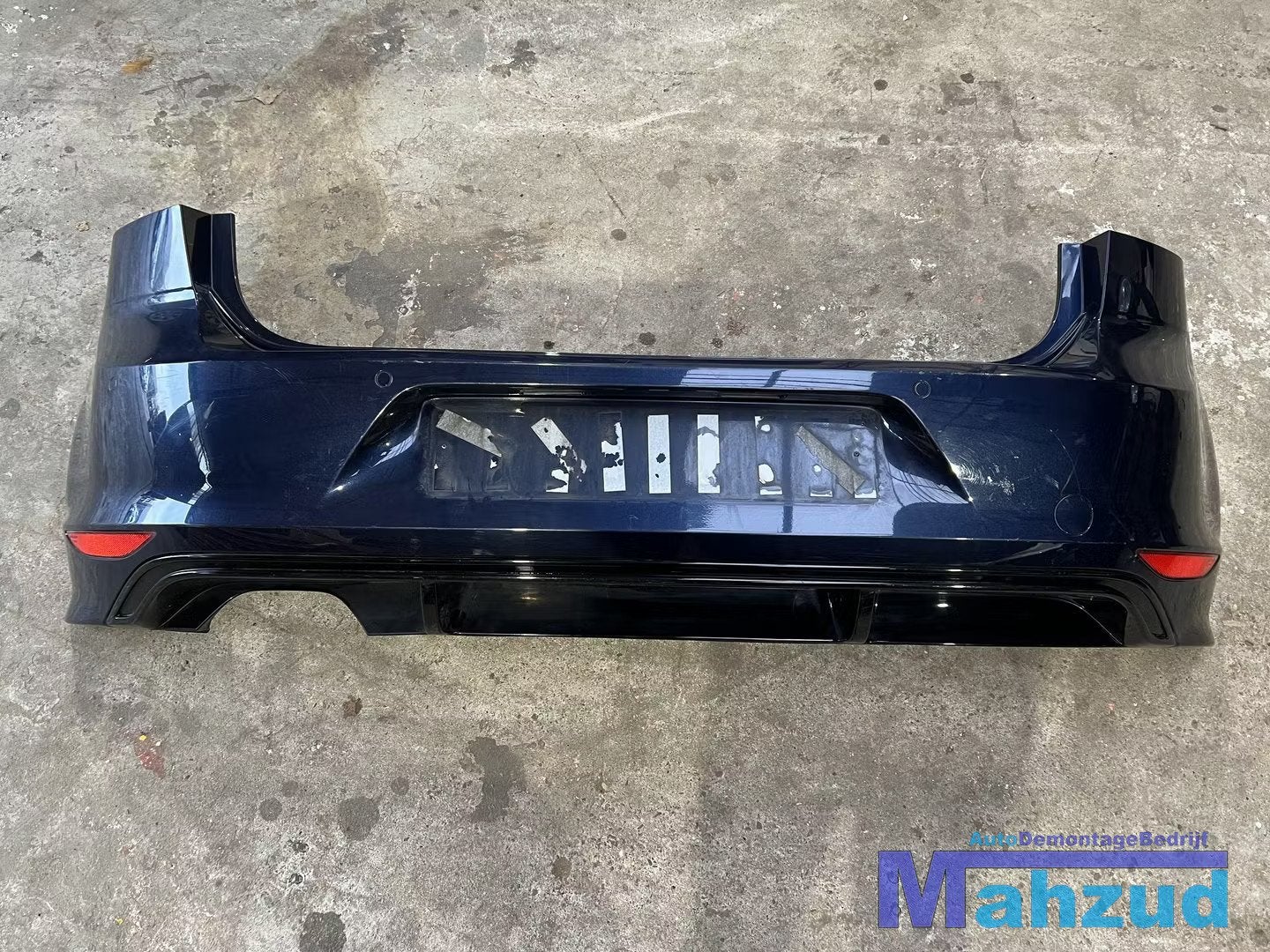 VW GOLF 7 7.5 Facelift Donker blauw achterbumper 2013-2019, Auto-onderdelen, Gebruikt, Volkswagen, Volkswagen AG, Vw@volkswagen.de