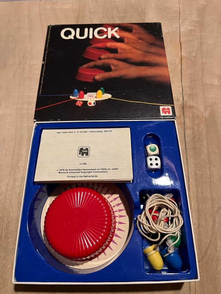 Vintage gezeldschapspel Quick van Jumbo, Antiek en Kunst, Ophalen of Verzenden