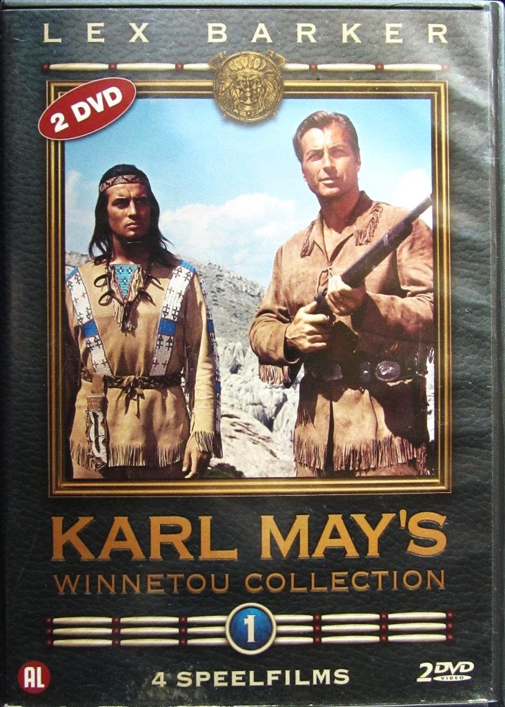 DVD WESTERN-KARL MAY'S WINNETOU COLLECTION (LEX BARKER) 1963, Tous les âges, Enlèvement ou Envoi, Comme neuf, Autres genres