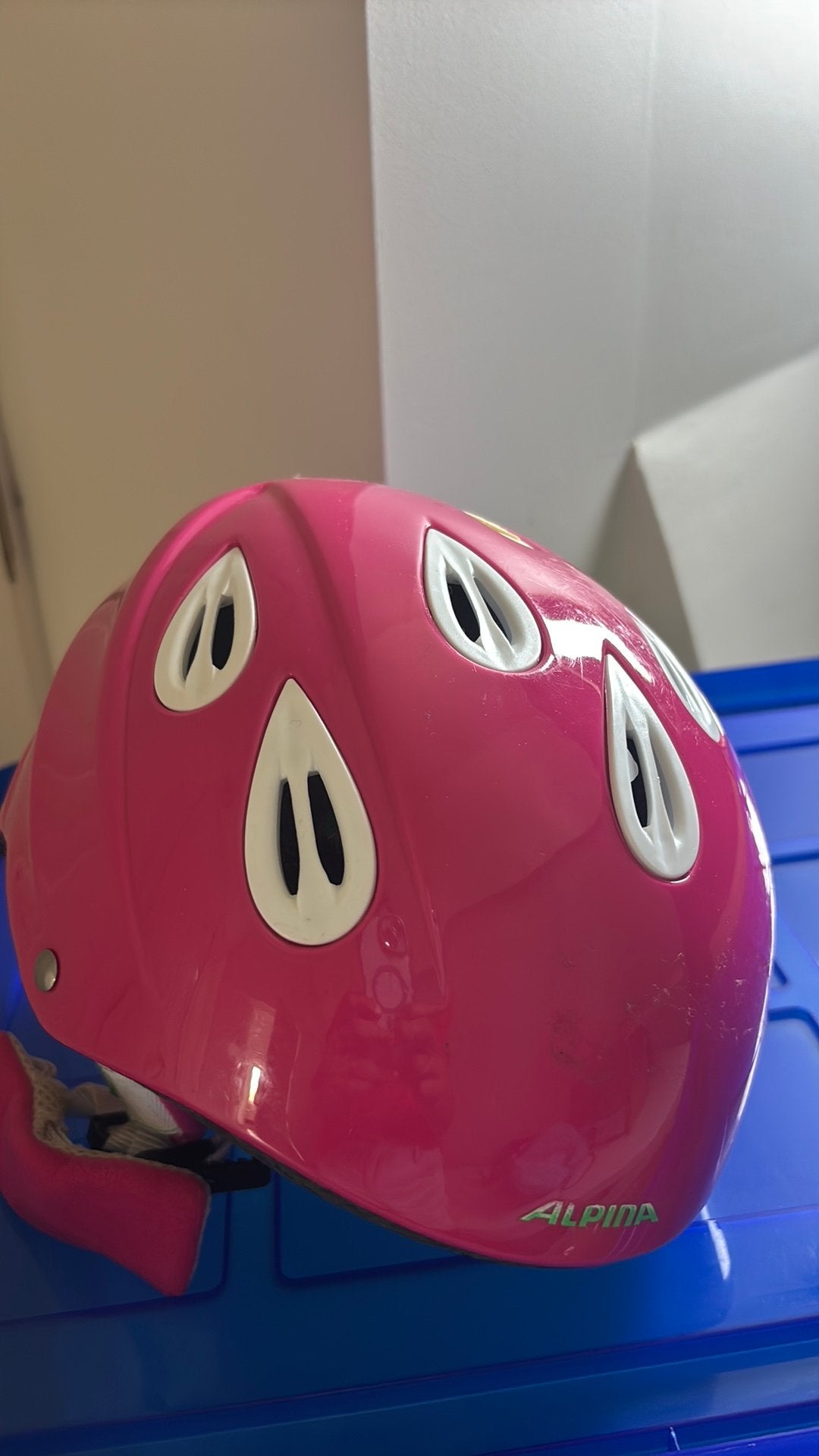 Casque de ski Alpina fille rose taille 54-57, Autres marques, Enlèvement ou Envoi, Utilisé, Ski